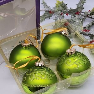 SALE/ GREEN Christmas ornaments
